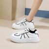 2025 Spring Little White Shoes New Korean Version Ins Female Students Height Increase Platform Sports Board Shoes Casual Shoes Tide 6802