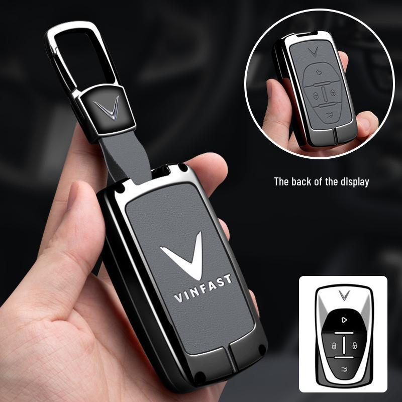 Vinfast Vietnam Car Key Case for Zhonghua V5/VF8 VF3/5/9 with Premium Keyring Buckle