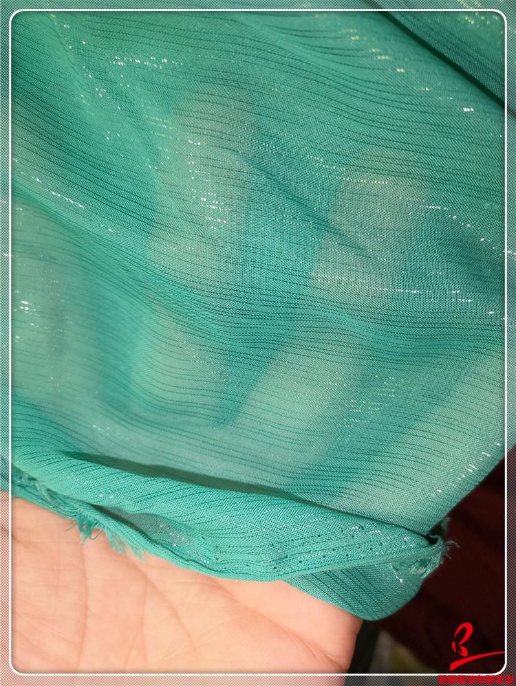 Super Sheer Silver Sequin Silk Gingham Chiffon Brocade Fabric for Dance Costumes