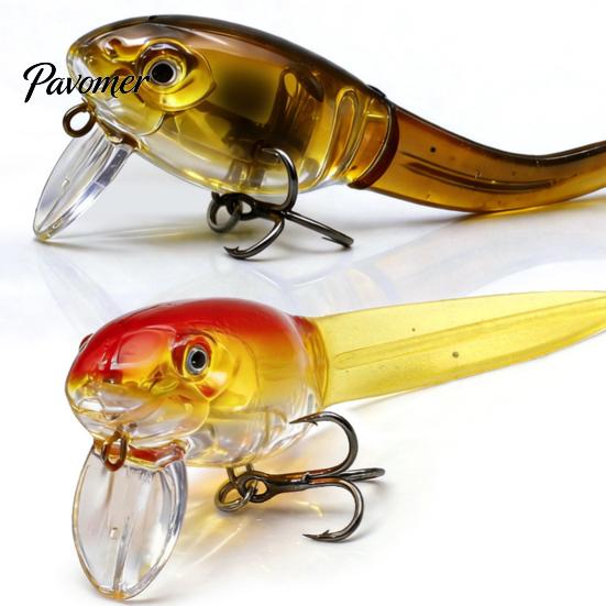 Приманка Головастик с Крючками 8,5 см/8 г Воблер-Минноу Топвотер, Плавающая Наживка Бионический Крэнкбейт Крючок, для Морской Пресноводной Рыбалки