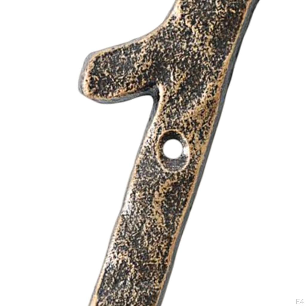 Номер дома, Чугун, Деревенский, Сделай сам, Почтовый ящик, Цифры, Номер адреса для двери, Для различных цифровых