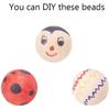 50/100/200PCS Wooden Bead Natural Beads Round Wood Beads for Crafts DIY Handmade Decorations Jewellery Craft Making (8mm,10mm)