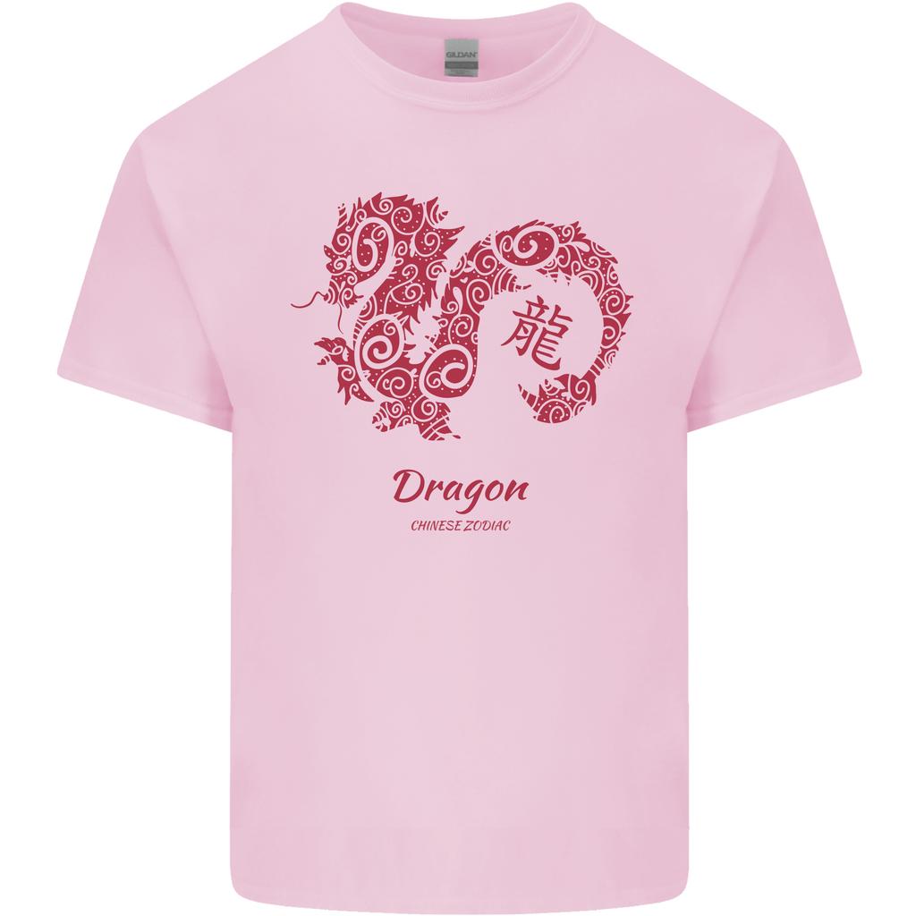Chinese Zodiac Shengxiao Year of the Dragon Unisexs Light Cotton TShirt
