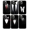 Подходит для Apple iPhone Чехол для мобильного телефона Костюм Галстук Бант Мягкий чехол Защитный чехол iPhone