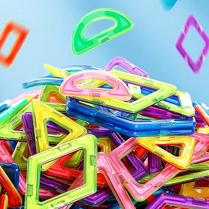 Большой размер 30-168 шт магнитные строительные блоки DIY магниты игрушки для детей конструктор набор для детей подарки на день рождения