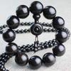 Purple Sandalwood Ebony Buddhist Beads Bracelet - 108 Beads, Unisex Design