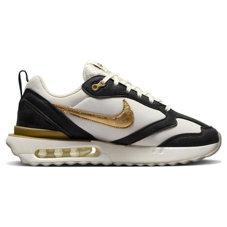 Nike Air Max Dawn Black Orewood Gold Женские кроссовки Кремовые Светло-оревудно-коричневые металлик-золотые DZ2620-110