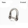 High Quality D Bow Staples Stainless Steel Keychain Hook 4 Styles Bracelet Buckle  Ourdoor Tool