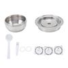 Stainless Steel Coffee Capsule Refillable Filter Cup Reusable for Nespresso Machine