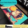 Gaming Mouse Pad  one piece luffy Anime XXL Computer Gamer Desk Mouse Mat For CS GO Office Laptop Kawaii Rubber Mousepad