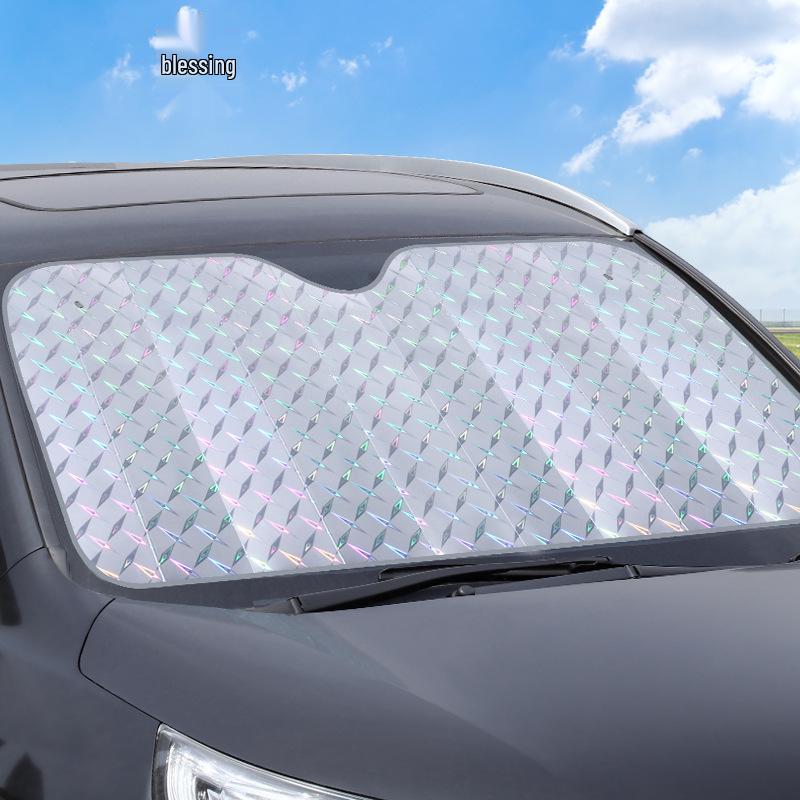 Laser Heat-Insulating Car Sunshade Visor for Windshield