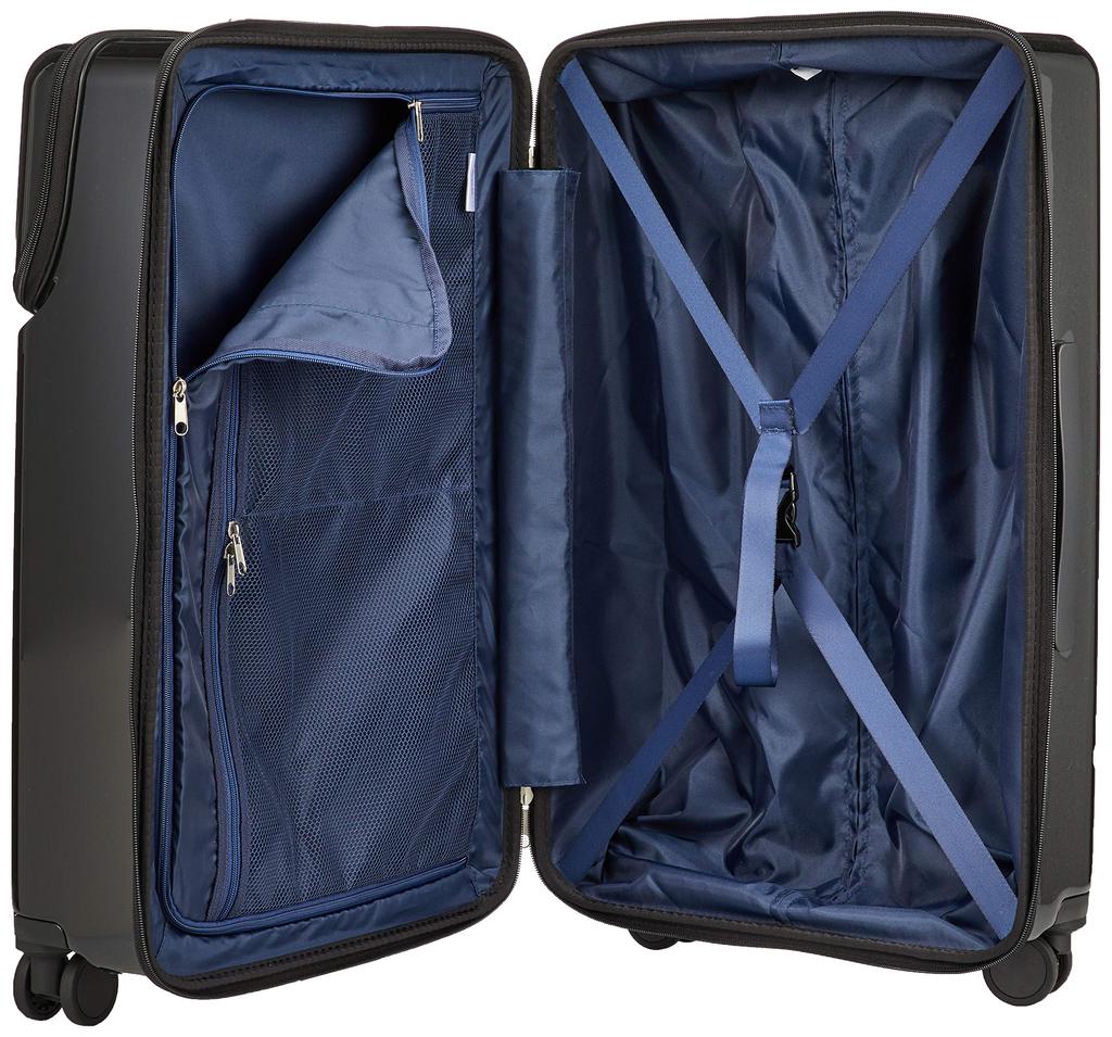 Чемодан ACE размера M на 3 ночи 4 дня 4 ночи 5 дней 59 л передний карман 14-дюймовое отделение для ПК дорожная сумка Таш черный № 06537