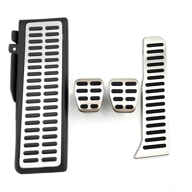 Педаль тормоза AT MT для SEAT Leon Mk2 1P 2005~2012 2006 2007 2008 2009 резиновая противоскользящая педаль тормоза чехол из нержавеющей стали педаль