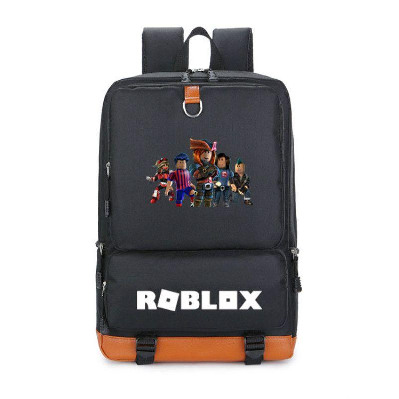 Стильный школьный рюкзак для детей с узором Roblox и регулируемыми мягкими плечевыми ремнями