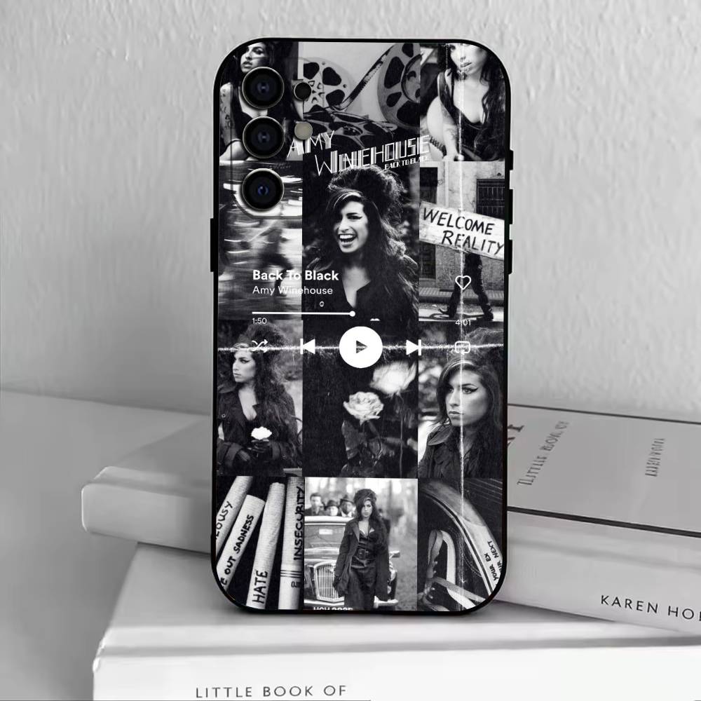 Чехол для телефона Y2K A-Amy Winehouse Черный Силиконовый Мягкий Для Samsung S25,S24,S21,S22,S23,S30,Ultra,S20,Plus,Fe,Lite