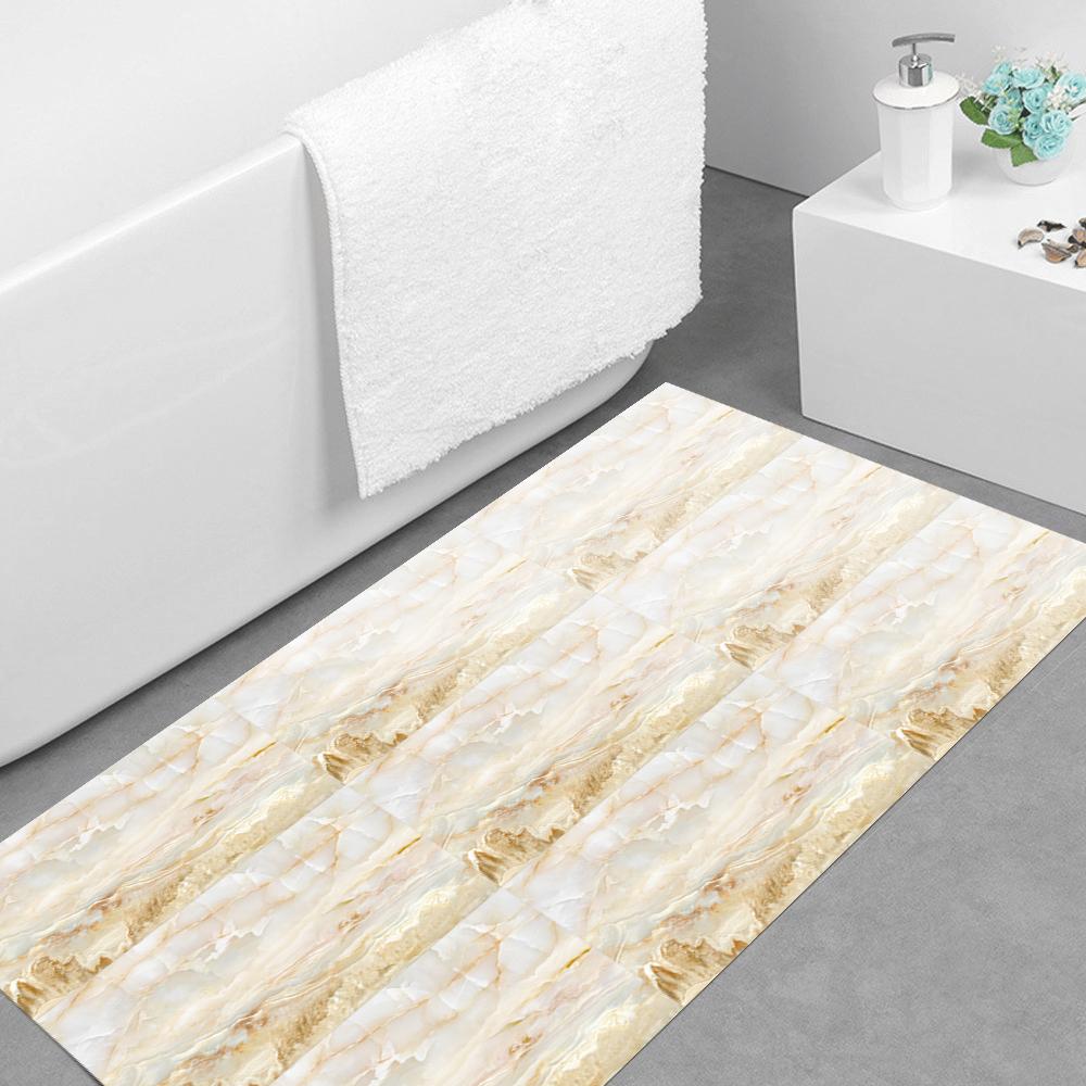 10 шт., желтая мраморная гранитная плитка с узором, настенная наклейка для кухни, маслостойкая ванная комната, водостойкая наклейка на стену, художественные наклейки на стену