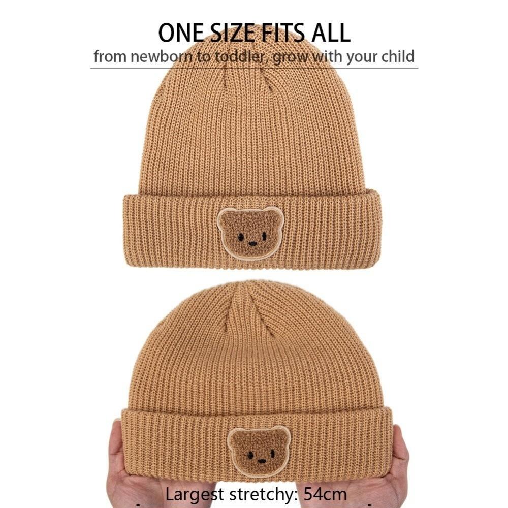 Warm Beanie Cap Cute Cartoon Pullover Cap Fashion Knitted Hat Winter