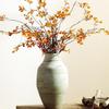Керамическая ваза с широким горлом Jingdezhen для сухих цветов - Китайская ретро-керамика для гостиной или обеденного стола