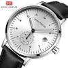 Top Luxury With Box MiniFocus Brand Watch Casual Men's Watch Calendar Waterproof Leather Men's Quartz Watch