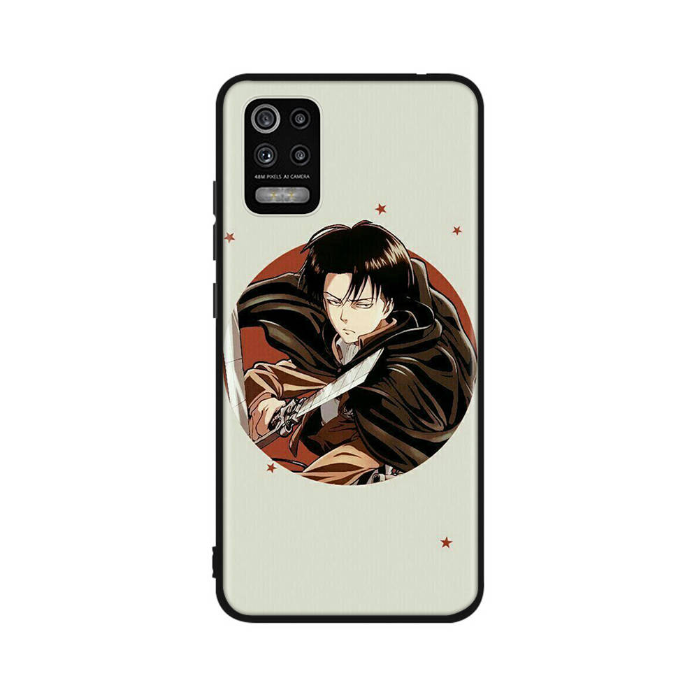 Чехол DT52 Anime Attack on Titan для Xiaomi Poco X6 X4 M5 M6 F5 F6 C65 C55 C50 C51 C40 Redmi Note 7 8 14C A3X 13C 12C 11 10A 9C Pro Black Sofe Cover