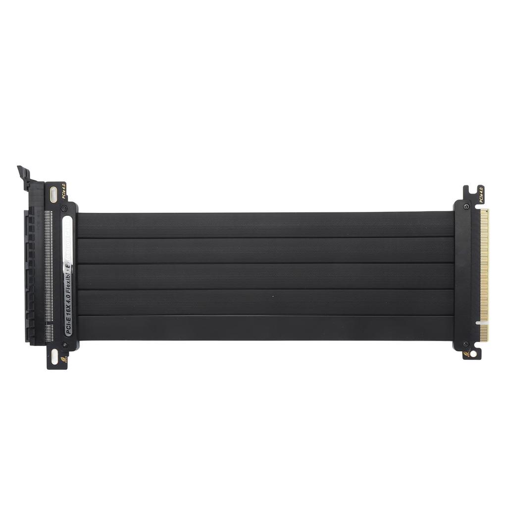 Гибкий удлинительный кабель PCIe 4.0 X16 для видеокарты, 16X, высокоскоростной, с углом 180 градусов, экранированный