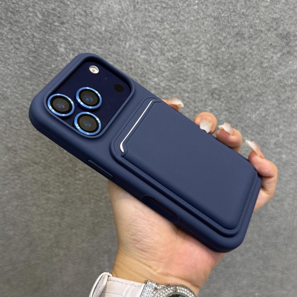 Liquid Silicone Magnetic For Magsafe Wallet Slot Crad Holder Case For iPhone 17 Air 16 15 14 13 12 11 Pro Max Soft Bumper Cover