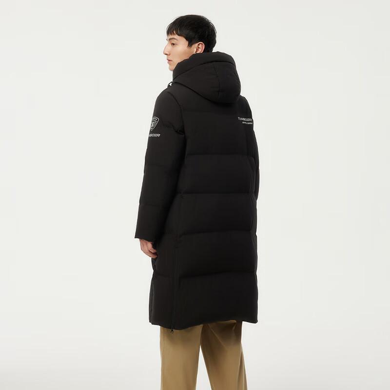 Tanbol Men's Mid-Length Hooded Thick Down Jacket TAF550735D