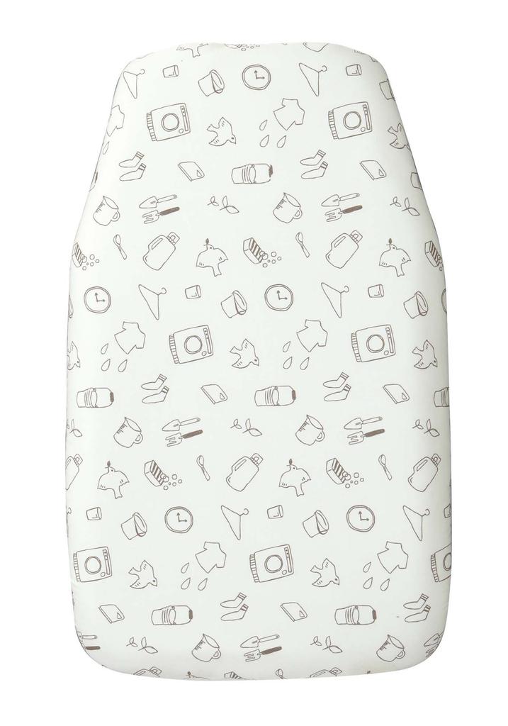 Yamazaki Pitatto Press Ironing Board with Closet Steel Mesh 7803 Hooks, Laundry, Approx. 60x36x20cm, Storage, Construction,