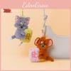 Jerry Tom And Cartoon Plush Pendant Soft Short Plush Mobile Phone Accessory