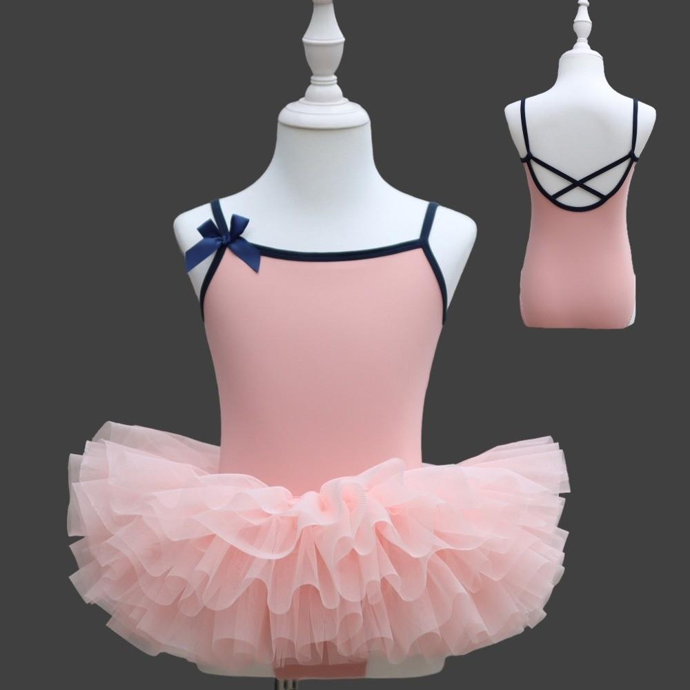 Camisole Gymnastics Tutu Skirts Butterfly Bow Ballet Leotard Examination