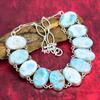 Larimar Necklace, 925 Solid Sterling Silver Adjustable Chain Necklace Jewelry, Real Gemstone Handmade Jewelry Gift For Her