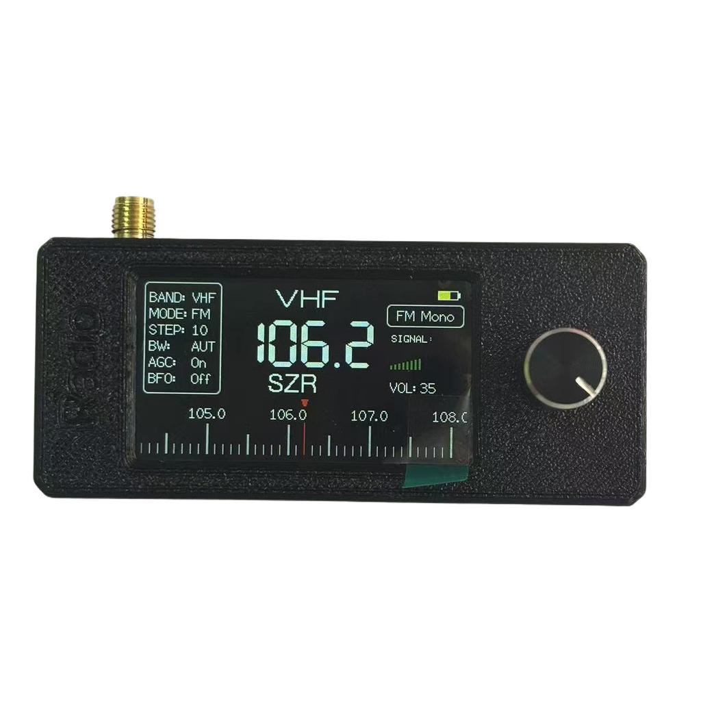 1,9-дюймовый IPS-экран LSB USB AM FM FM/AM радио с антенной 0,5-108 МГц SI4732 Мини карманное радио HF SW MW VHF радио