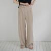 On On Women Twotuck Semi Wide Belt Pants New6ml408