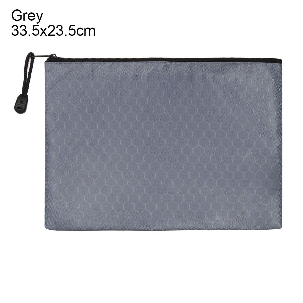 Bag Test Paper Storage Bag Information Bag Waterproof Pen Bag Document Bag Zipper Pencil Case