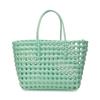 New Hollow Woven Bag Handbag Vegetable Basket Vacation Leisure Beach Bag Handbag Shopping Bath Basket