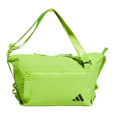 adidas Полиэстеровая сумка кроссбоди, плечевая сумка унисекс неоново-зеленая Adidas KC1407