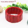 12x32mm Red Turkey Turquoise Stone Bracelet,Fashion Elastic Thread,Party Match,Women's Jewelry New Year Gifts,Jewelry Making/design