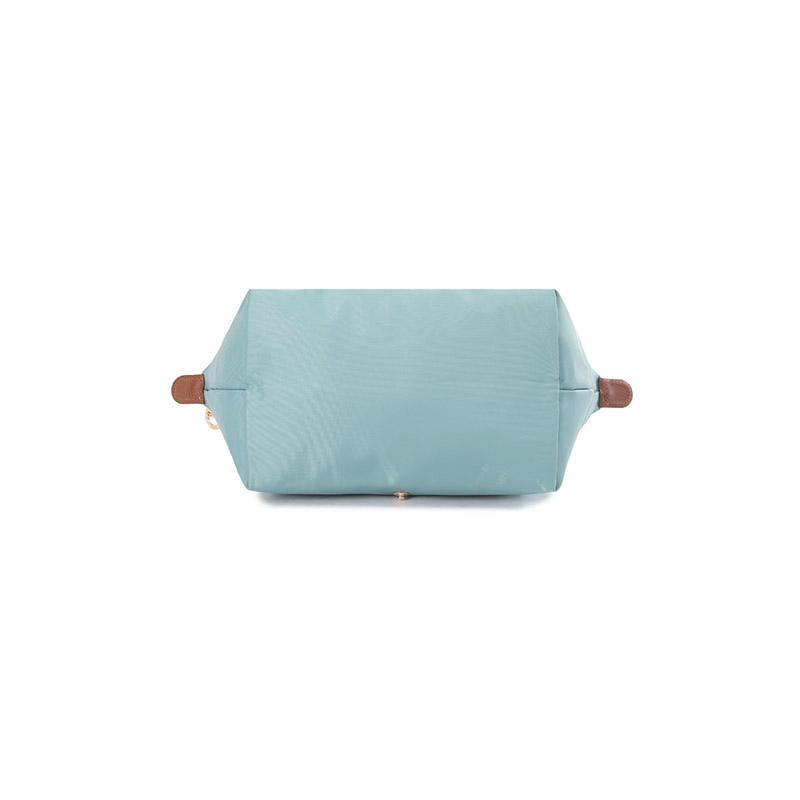 Longchamp Складная нейлоновая сумка для пельменей с короткой ручкой, маленькие женские сумочки, эвкалиптово-зеленый 1621089P93