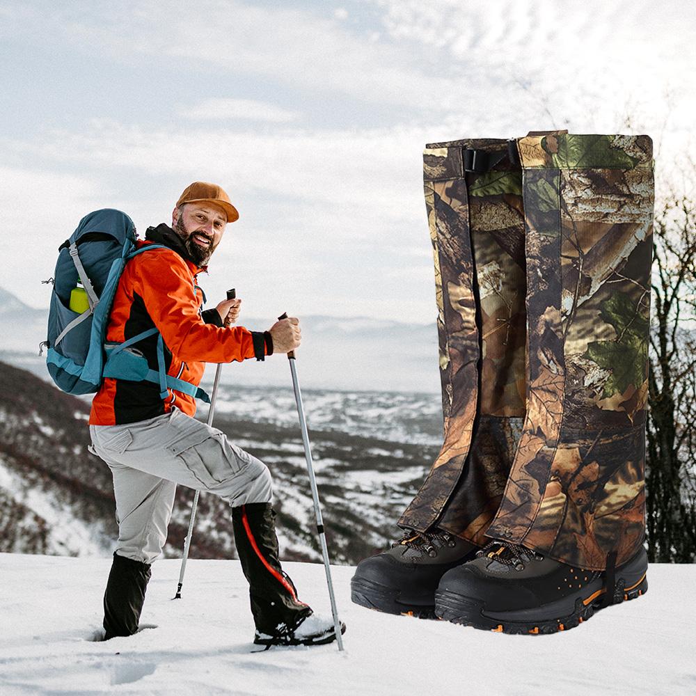 Hunting Leg Gaiters Waterproof Hiking Boot Gaiters Breathable Snow Gaiter