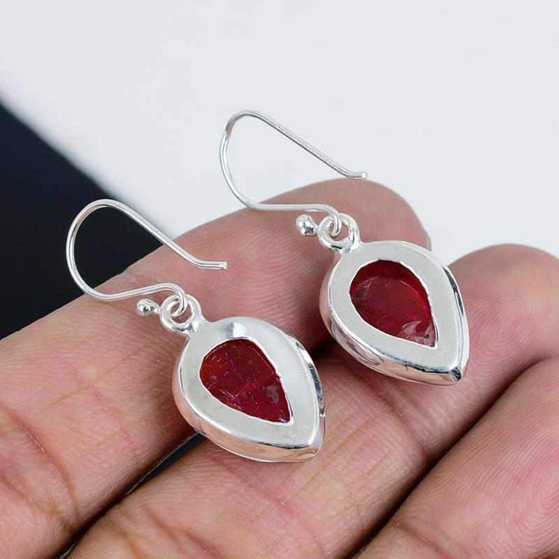 Australian Triplet Opal Gemstone Earrings, 925 Sterling Silver Earring, Handmade Boho Silver Jewelry Dangle Earrings, Birthday Gifts For Wife