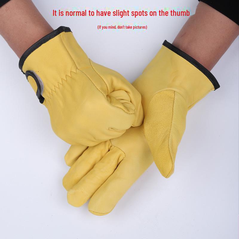 Сварочные перчатки из овчины, устойчивые к аргоновой дуге — дышащие, износостойкие, не дающие ожогов, гибкая изоляция для обслуживания сварщиков