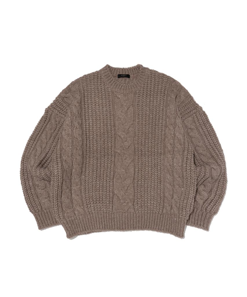 OTHERFITS Cable Pullover Knit (Beige)