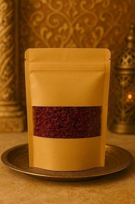 Марокканский красный бахур – Чистый восточный ладан 100 г | Смесь уда, мускуса, розы и ванили | Натуральный расслабляющий аромат