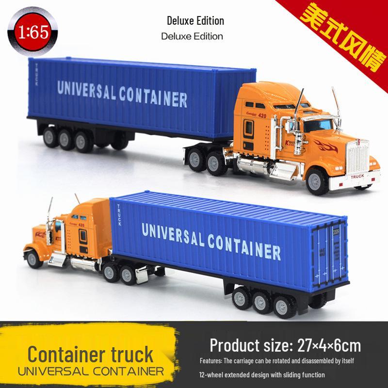 Children's Alloy Transport Toy: Pull-Back Fire Truck, Trailer, Tank & Excavator