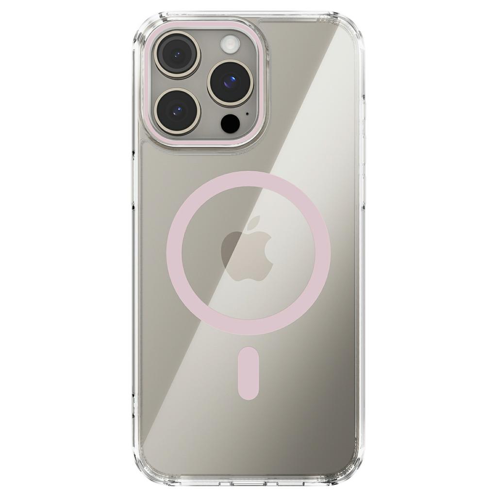 For iPhone 13 Pro Case Compatible with MagSafe Anti Scratch Clear TPU PC Phone Back Cover