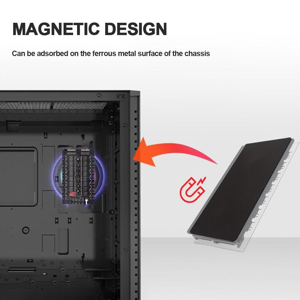 4-контактный PWM и 5 В 3-контактный ARGB многопортовый разветвитель ARGB и PWM хаб 10/16-портовый хаб для корпусных вентиляторов адаптер Cooler Master питание SATA