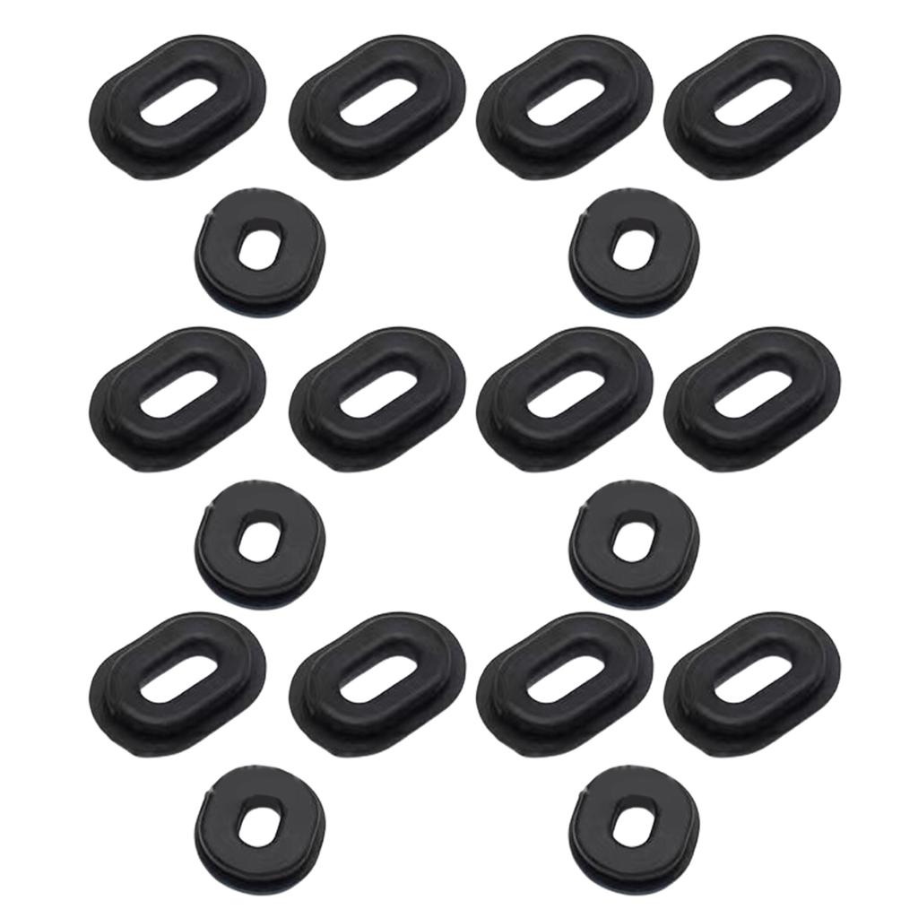 18 шт. Мотоциклетные резиновые накладки на кромку, износостойкая кромочная прокладка, мотоциклетные аксессуары, простая установка для CG/ZJ125