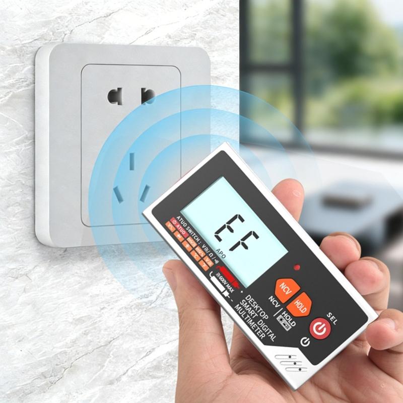 Desktop Multimeter Providing Voice Assistance Temperature Measurement And Auto Shutdown Feature NCV Test Laboratory Tool