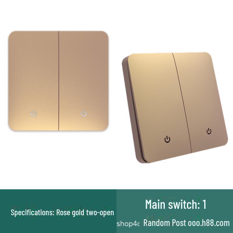 «Беспроводная радиочастотная панель с двойным управлением и кулисным переключателем с установкой без заеданий»