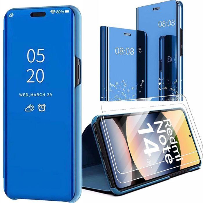 Защитный чехол - E.F.CONNECTION - Для Xiaomi Redmi Note 14 5G - Синий - Закаленные стекла - Smart View